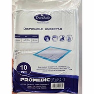 DURASAFE DISPOSABLE UNDERPAD 75X75CM 10S
