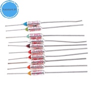 haostont 10pcs 95°C/133°C/145°C/157°C/172°C/184°C/192°C/200°C/216°C/240°C Thermal Fuse TH