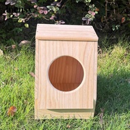 Ioensy Wooden Bunny Hay Feeder Clean Keeping Hay Holder Multi Purpose Feeding Rack Stand for Rabbit 