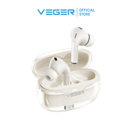 Tws VEGER VE-06T หูฟัง Bluetooth V5.3 IPX4 ตัดเสียงรบกวน ระบบควบคุมแบบสัมผัส รับประกันสินค้า 2 ปี