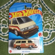 HW 1986 Toyota van cream color