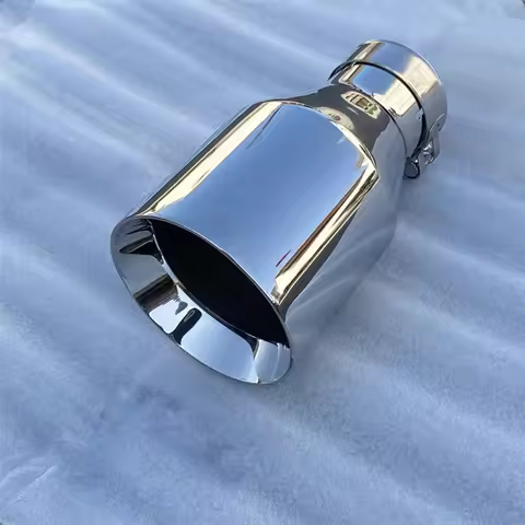 76 MM IN 101 MM OUT Universal Exhaust End Pipe Car Exhaust Tip Stainless Steel Muffler Tip 76mm