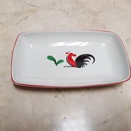 (GOJEK ONLY) RECTANGLE CHICKEN PICTURE PLATE KPL8MD