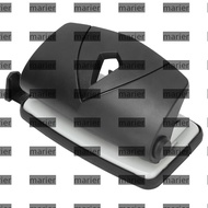 MARIER Hole Slot Puncher, 2 Hole Black 2 Hole Puncher, Durable with Positioning Ruler Convenient Sta