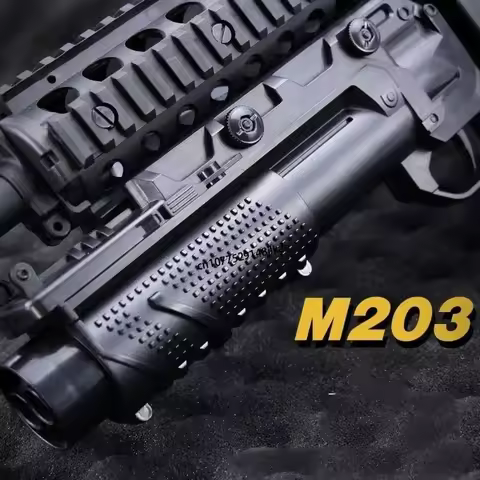 2026 1/3/5pcs Gel Ball Foam Shell Shooter Mod Accessory M203 Underbarrel Launcher Outdoor Game Upgra