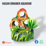 Mini Triangle Tunnel Aquarium Ornament Decoration