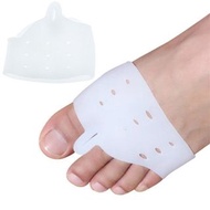 **包郵** 白色 [1對裝] 拇指矯正器 硅膠拇指矯正器 拇指外翻分趾器 硅膠矯正鞋墊 拇指外翻保護套 前掌保護鞋墊 [平行進口] HK0794