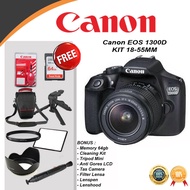 CANON EOS 1300D KIT 18-55MM III & WIFI - KAMERA CANON EOS 1300D + LENSA