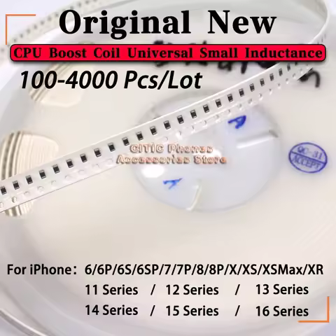 CPU Boost Coil Universal Small Inductance Boost Capacitor For iPhone 6 to XR/11/12/13/14/15/16 Pro M