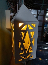 kap lampu gantung bahan spon karet untuk dekorasi pelaminan