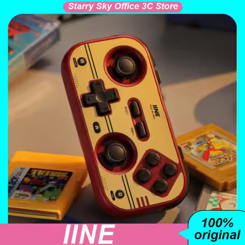IINE Game Controller Retro Pocket Gamepad With 1000Hz Hall Joystick Portable Mini Streaming Simulato
