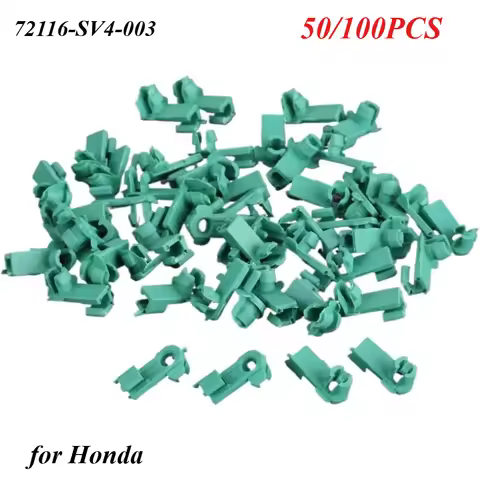 50Pcs Car Door Lock Rod Trim Panel Fastener Clips Rivet Retainers for Honda Universal Retaining Clip