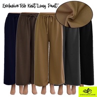 (3777) PALAZO RIB KNITED PREMIUM