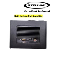 Stellar 8" Rear Bonnet Subwoofer With 150Watt RMS Amplifier *Built-In Amplifier* Myvi,Viva,Wira,Saga