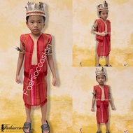 ㍿❃▼Igorot/Ifugao Boy Costume with Headdress SET for Filipiniana Buwan ng Wika