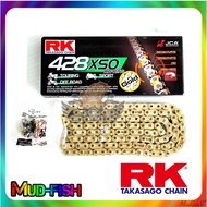 RANTAI RK 428 XSO XRING 122J, 132J CHAIN FOR OFF-ROAD / TOURING (X-RING)