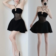 WAIST TAG DRESS <freesz & real photo>