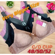 Underwear women Bra Women's underwear Bigger Size Bra Non Wired B010 | 48-52 C/D Cup