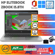 LAPTOP HP ZBOOK 14u G5 CORE I5 GEN 8 RAM 8GB SSD 256GB FHD 14 INCH WINDOWS 10 FREE TAS/MOUSE