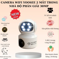 YOOSEE indoor WIFI Camera with 2 eyes and 2 frames, 30MP resolution