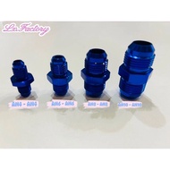 AN4 AN6 AN8 AN12 Male Adapter Fitting Hose End Fitting Adapter Blue - Malaysia Ready Stock