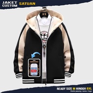 Oversized Hoodie BLACK BEIGE M-6XL Jumbo Men's Hoodie Sweater Jacket