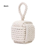 Rope Knot Door Stops Decorative Nautical Door Stopper Square Doorstop Sailor Knot for Door and Windo