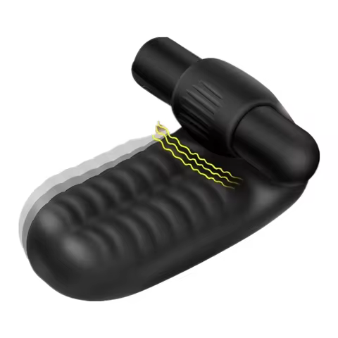 Rechargeable Finger Vibrator, Silicone Finger Sleeve Massager for Couples, Wearable Clitoris G-Spot 