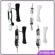 [PrettyiaMY] Rope Pulley Hoist Metal Wheels Bearing Structure Professional Lifting Heavy Objects Blo