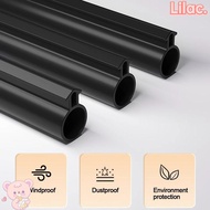 VIOLETLILAC Sealing Strip, Rubber O-Shaped Weather Stripping,  Black Weather Gap Blocker