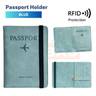 Passport Holder Passport Cover Waterproof Passport Wallet Rfid Card Holder Sampul Pasport Cover Pass