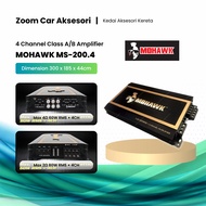 MOHAWK MS-200.4 (MS-Series 4 Channel Amplifier) Car Amplifier Car Power Amplifier