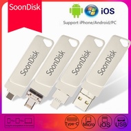 Pen Drive 256GB 512GB 1TB OTG USB Flash Drive for iOS Android Pendrive 4in1 Memory stick