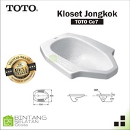 closet jongkok merk toto tipe ce7 putih