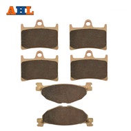 AHL Motorcycle Front and Rear Brake Pads for YAMAHA BIKES FJR 1300 FJR1300 N/P 2001-2002 Sintered Br