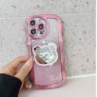 Wave Pattern Phone Case Compatible With Apple 17 Pro Max, Electroplated Shockproof High-End Protecti