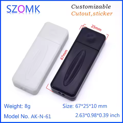 4Pcs Plastic Casing Usb Flash Drive Enclosures Abs Plastic Small Enclosure Plastic Usb Housing AK-N-
