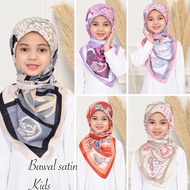 Rosayda🇲🇾 Bawal Satin Budak Printed Corak shawl borong Pemborong tudung murah kilang borong Tudung