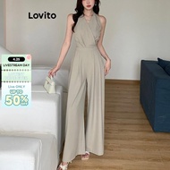 Lovito Casual Jumpsuit Summer/Spring Jumpsuit for Women LNM66079