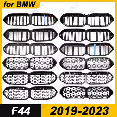 for BMW 2-Series 2019-2023 F44 218i 220i 230i M240i 218d 220d Bumper Mesh Racing Kidney Grille