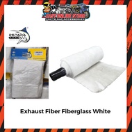 ESPADA Exhaust Fiber Fiberglass White TEBAL 21.5cm x 110cm (Fiber Exhaust, Fiber Ekzos, Fiber Exzos,