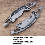 CJ7F พวงมาลัยpaddle Shifสำหรับhyundai Ioniq 5n 6n 2024 2025 2026 พวงมาลัยเกียร์ขยายshifter Dsgสติกเก