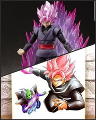 全新(2件) 展場限定 SHF 黑悟空 桃紅 悟空 / [色紙] 大張 ( 簽名版大小) dragon ball super 龍珠超