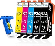 Compatible 924 Printer Cartridges Multipack for HP OfficeJet Pro 8120e 8122e 8132e 8124e 8125e 8130e