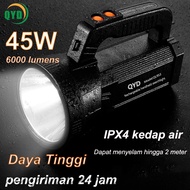 QYD QL953 Lampu Senter LED Tahan Air 45W Daya Tinggi 9600mAh Power Bank Camping dan Outdoor