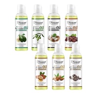 Disaar Almond Oil/ Argan Oil/ Avocado Oil/ Castor Oil/ Coconut Oil/ Jojoba Oil/ Olive Oil/ Turmeric Oil 100ml/ Bottle