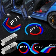 2PCS For BMW 5 Series F11 2010-2017 520i 525i 528i 530i 535i LED Car Logo Door Welcome Lights Projec