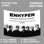 Enhypen edition kpop fandom flag jumbo cloth poster