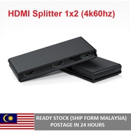 HDMI Splitter 1 in 2 out 1X2 4K 60Hz Hdmi 2.0 Converter 3D Switch Video Spliter High Speed 3D Ultra 