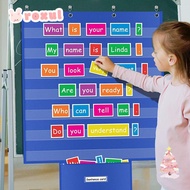 ROXUL Standards Pocket Chart, Durable Educational Classroom Pocket Chart, Large Class Schedule Chart